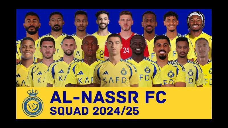 Cầu thủ Al Nassr chuẩn bị thực hiện phạt góc