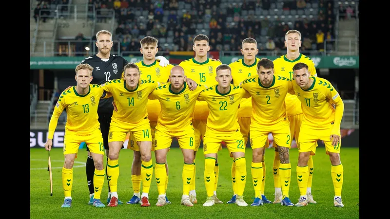 Lithuania và Georgia - Lithuania players